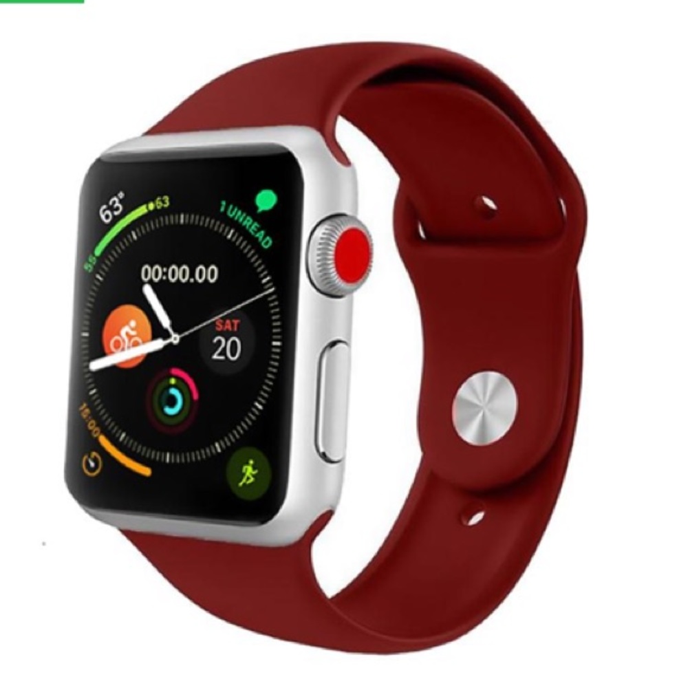 🌺5x$25- Apple Watch Band Dark Red in Small